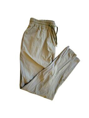Outdoor Voices Woman's Pants Size Large Olive Green Drawstring Waist JJ3298